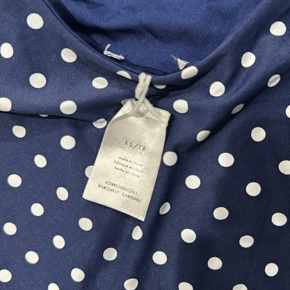 NWOT! Onia Blue Polka Dot One Piece - Picture 6 of 7